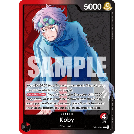 Koby (001) (OP11-001) - A Fist of Divine Speed