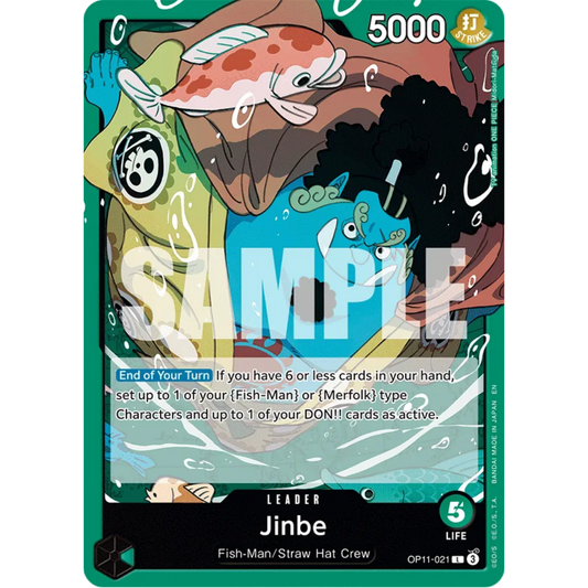 Jinbe (021) (OP11-021) - A Fist of Divine Speed