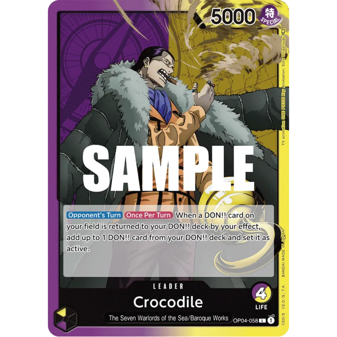 Crocodile (058) (OP04-058) - Kingdoms of Intrigue