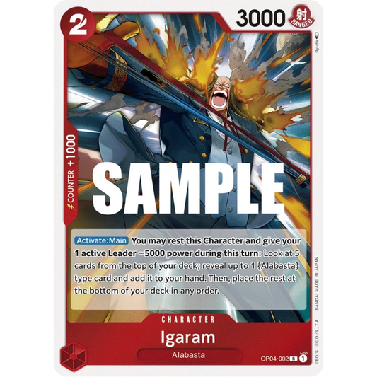 Igaram (OP04-002) - Kingdoms of Intrigue Foil
