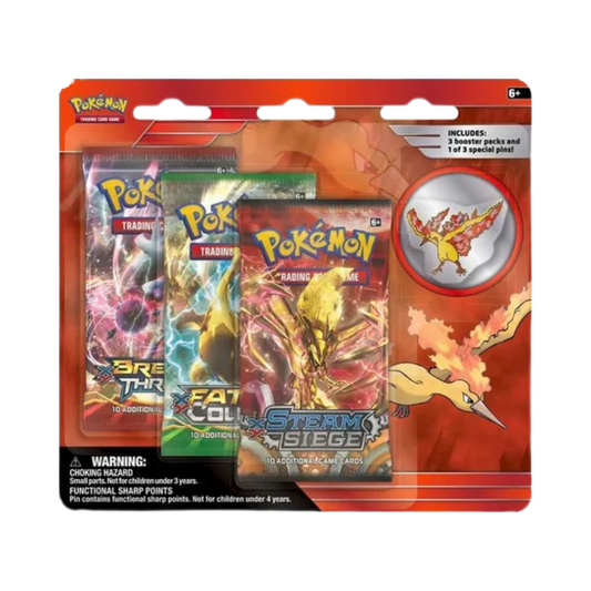 Legendary Birds Pin 3 Pack Blister [Moltres Pin]