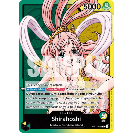 Shirahoshi (022) (OP11-022) - A Fist of Divine Speed