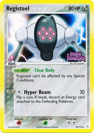 Registeel  - Reverse Holofoil Holon Phantoms - Rare