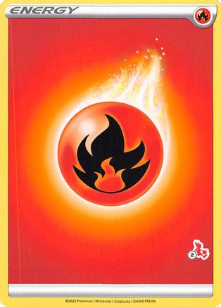 Fire Energy (#2 Cinderace Stamped)  Battle Academy 2022 - Promo