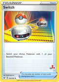 Switch - 183/202 (#40 Cinderace Stamped)/202  Battle Academy 2022 - Promo