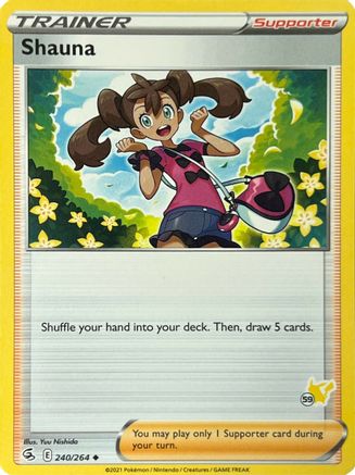 Shauna - 240/264 (#59 Pikachu Stamped)/264  Battle Academy 2022 - Promo