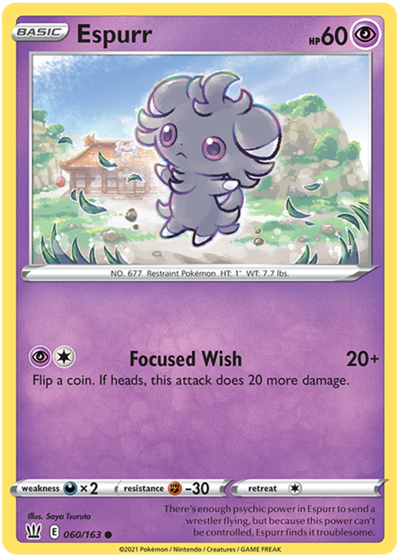 Espurr 060  SWSH05 Battle Styles - Common