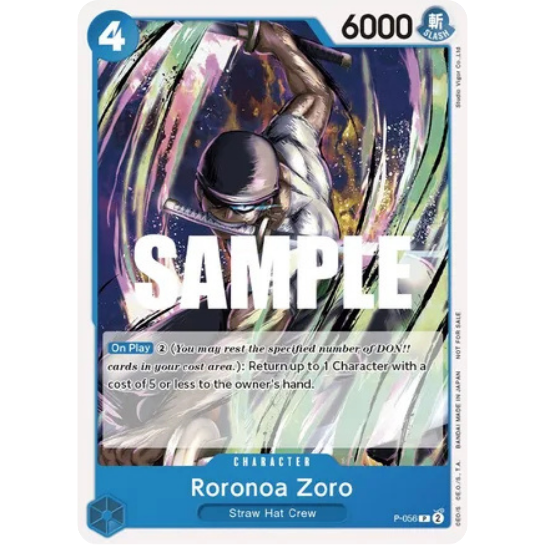 Roronoa Zoro (Sealed Battle Kit Vol. 1) (P-056) - One Piece Promotion Cards