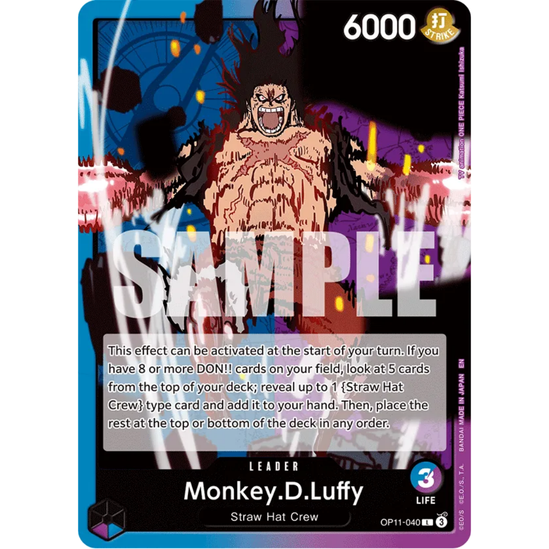 Monkey.D.Luffy (040) (OP11-040) - A Fist of Divine Speed