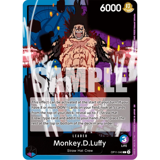 Monkey.D.Luffy (040) (OP11-040) - A Fist of Divine Speed