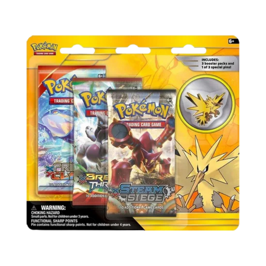 Legendary Birds Pin 3 Pack Blister [Zapdos Pin]