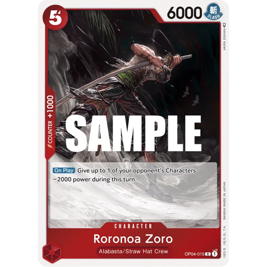 Roronoa Zoro (OP04-015) - Kingdoms of Intrigue Foil
