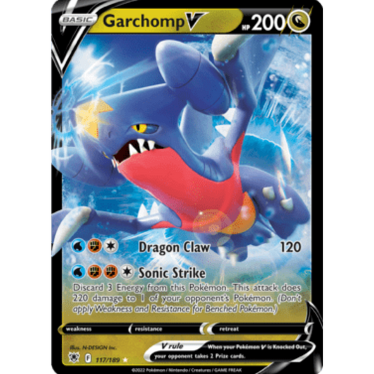 Garchomp V (117/189) [Sword & Shield: Astral Radiance]