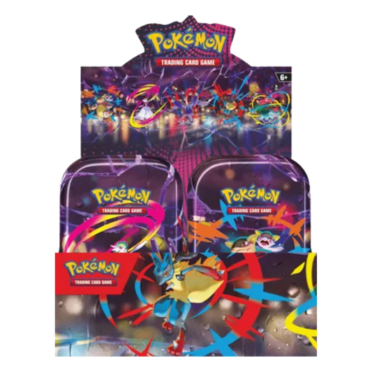 Mega Heroes Mini Tin Display