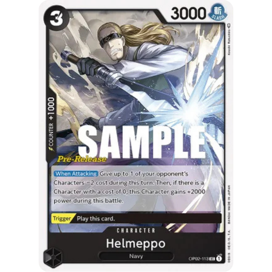 Helmeppo (OP02-113) - Paramount War Pre-Release Cards