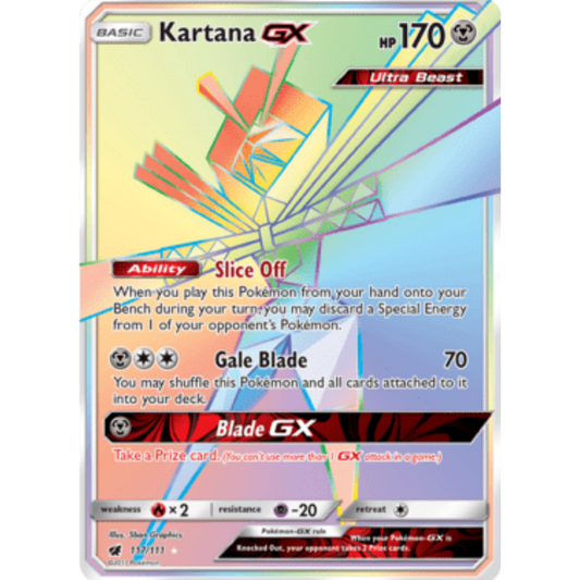 Kartana GX (117/111) [Sun & Moon: Crimson Invasion]