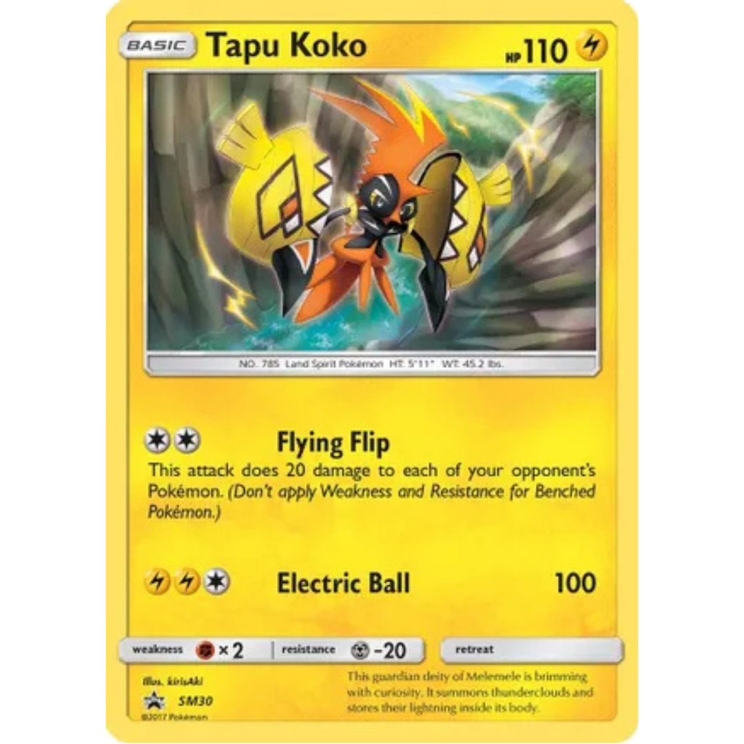 Tapu Koko SM30  - Holofoil SM Promos - Promo