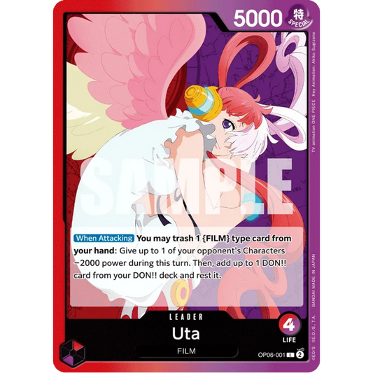 Uta (OP06-001) - Wings of the Captain