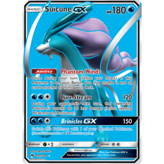 Suicune GX (200/214) [Sun & Moon: Lost Thunder]