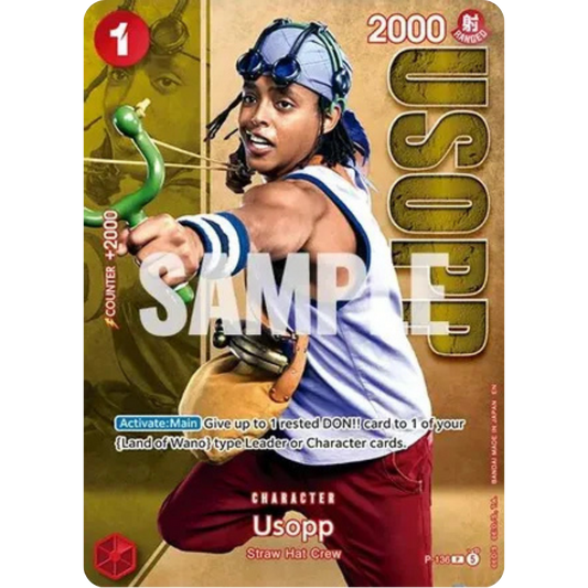 Usopp - P-136 (Premium Card Collection -Live Action Edition Vol.2 Straw Hat Crew-) (P-136) - One Piece Promotion Cards Foil