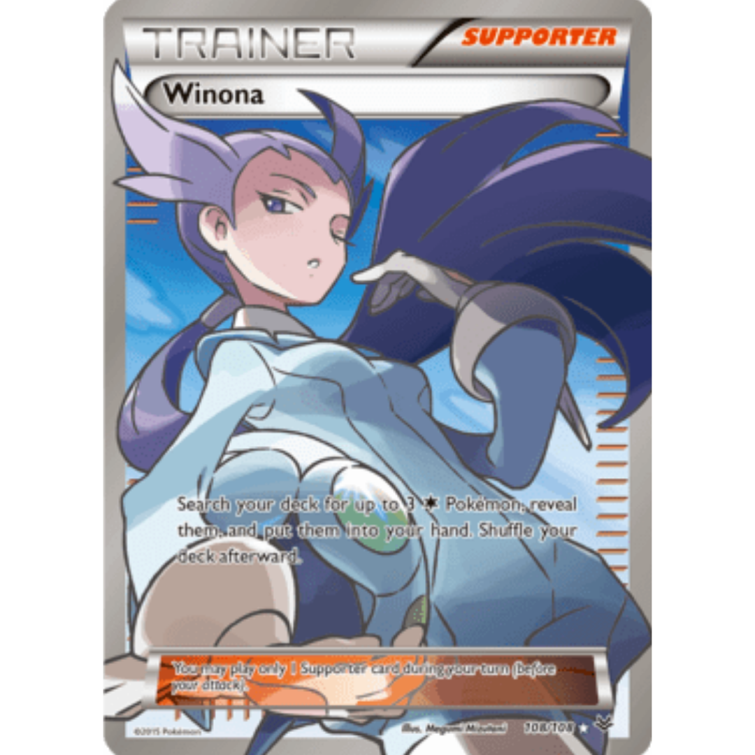 Winona (108 Full Art) 108/108  - Holofoil XY  Roaring Skies - Ultra Rare