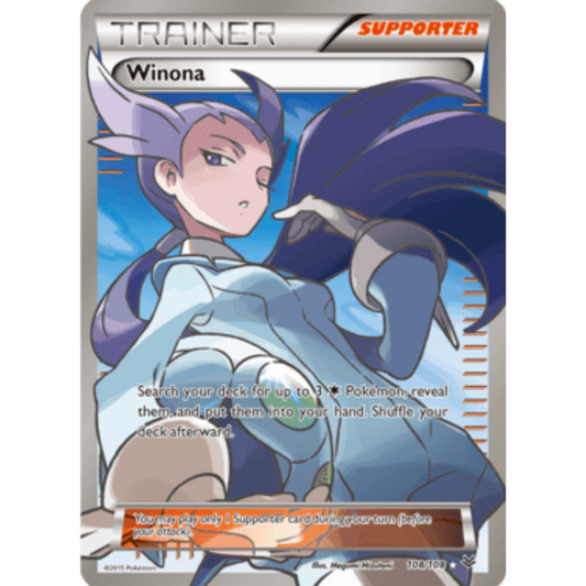 Winona (108 Full Art) 108/108  - Holofoil XY  Roaring Skies - Ultra Rare