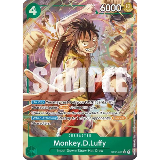 Monkey.D.Luffy (Parallel) (ST30-012) - Starter Deck EX: Luffy & Ace Foil