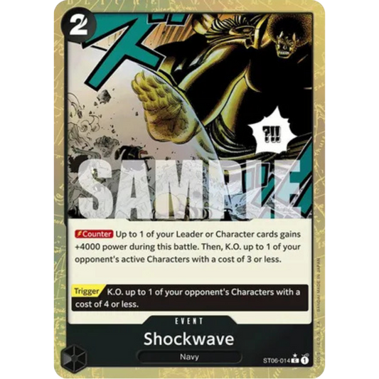 Shockwave (Textured Foil) (ST06-014) - Premium Booster -The Best- Foil