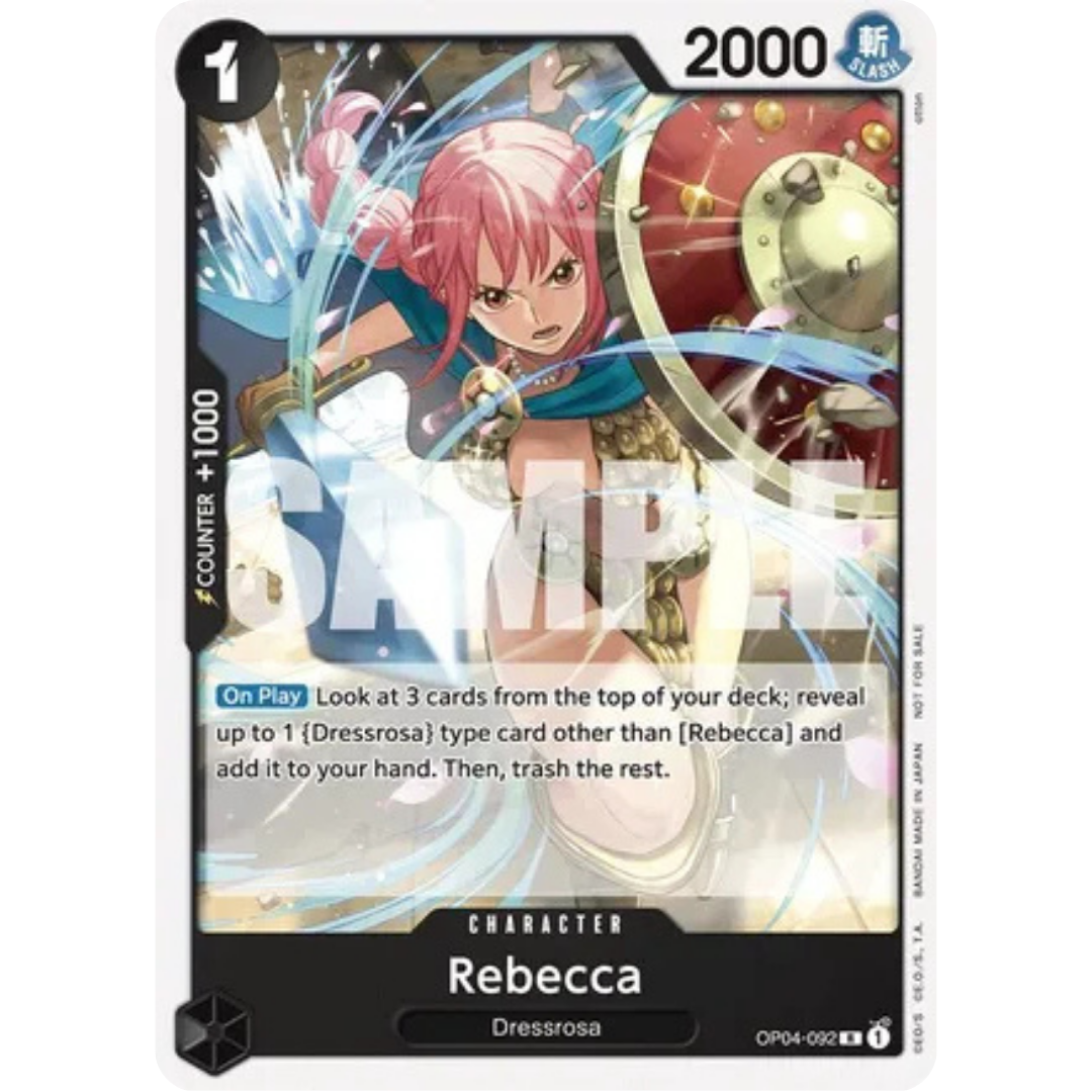 Rebecca (Tournament Pack 2025 Vol. 2) (OP04-092) - One Piece Promotion Cards