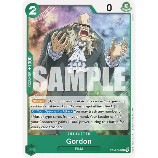 Gordon (ST16-002) - Starter Deck 16: GREEN Uta