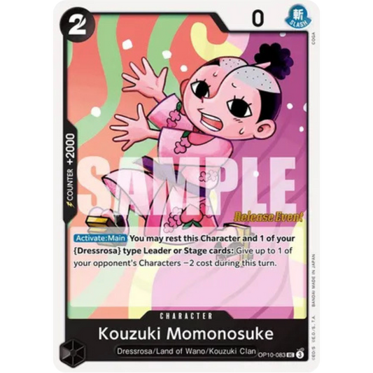 Kouzuki Momonosuke (083) (OP10-083) - Royal Blood Release Event Cards