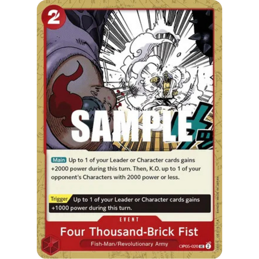 Four Thousand-Brick Fist (OP05-020) - Awakening of the New Era