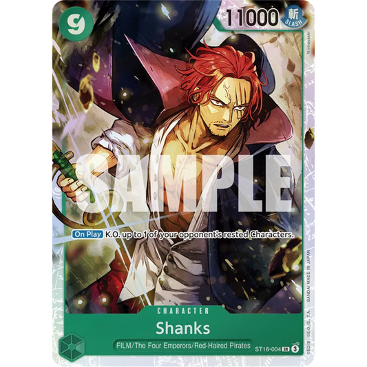 Shanks (ST16-004) - Starter Deck 16: GREEN Uta Foil