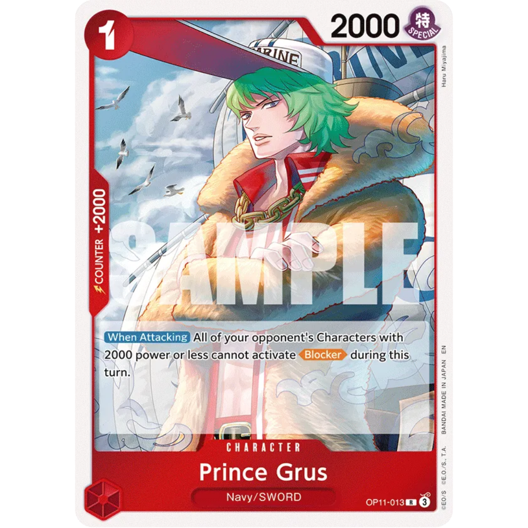 Prince Grus (OP11-013) - A Fist of Divine Speed Foil
