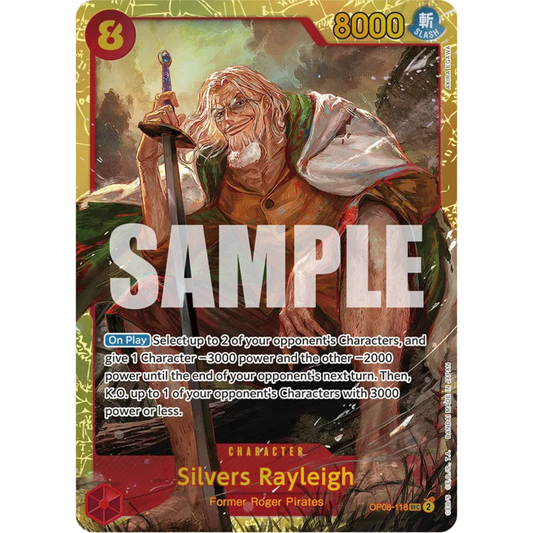 Silvers Rayleigh (OP08-118) - Two Legends Foil