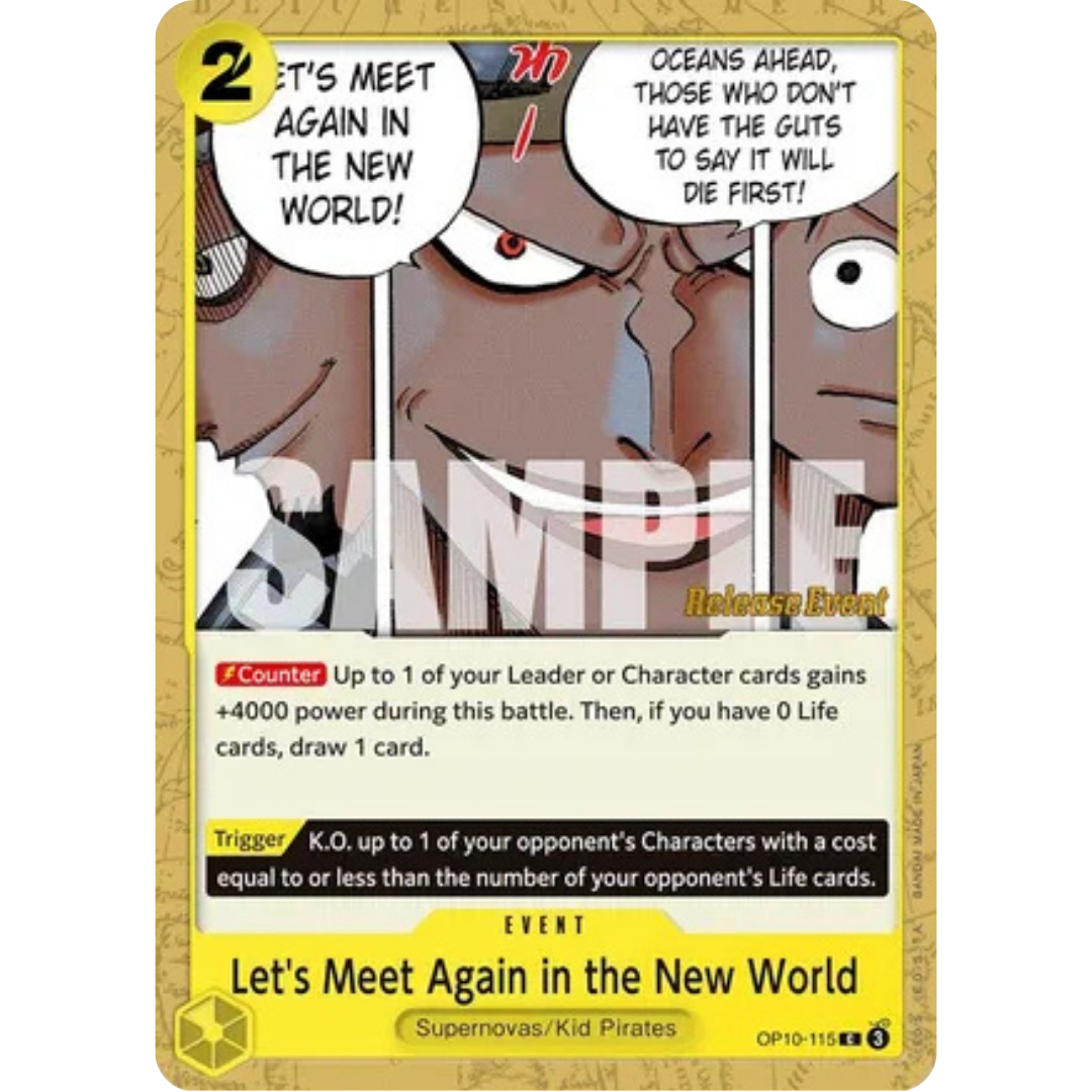 Let's Meet Again in the New World (OP10-115) - Royal Blood Release Event Cards