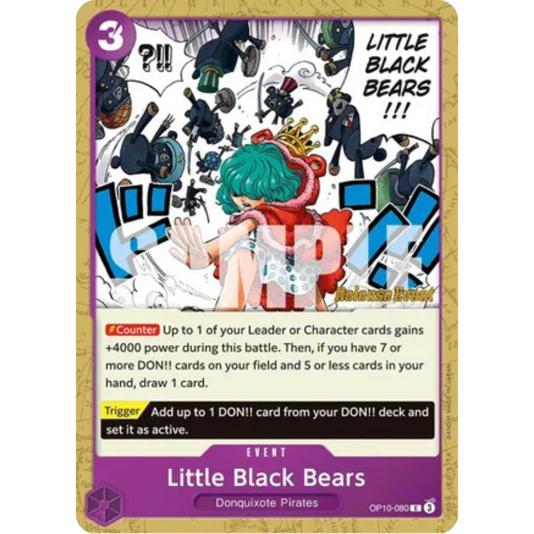 Little Black Bears (OP10-080) - Royal Blood Release Event Cards