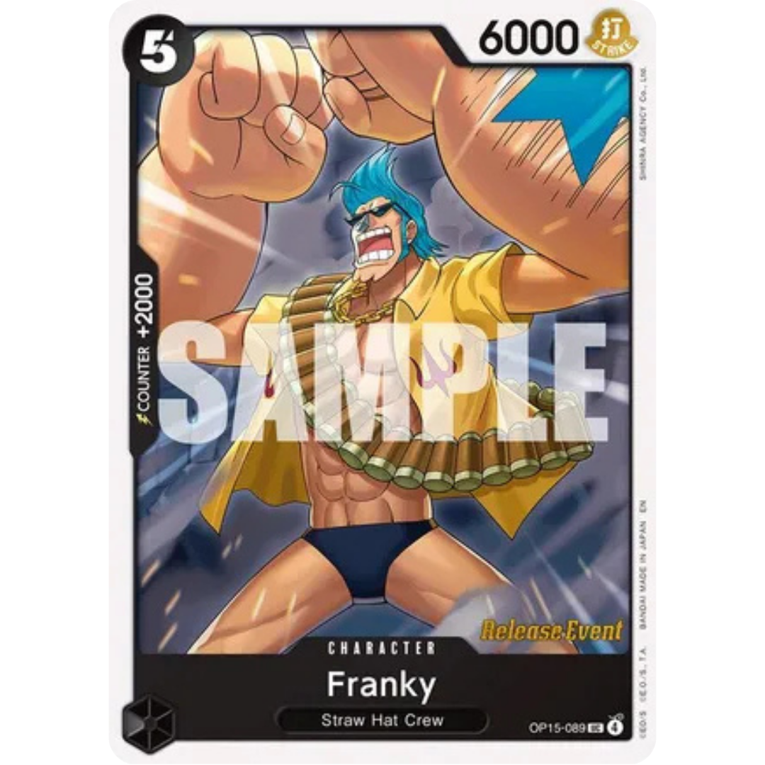 Franky (OP15-089) - Adventure on Kami's Island Release Event Cards