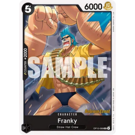 Franky (OP15-089) - Adventure on Kami's Island Release Event Cards
