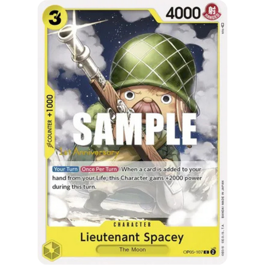 Lieutenant Spacey (OP05-107) - Awakening of the New Era: 1st Anniversary Tournament Cards
