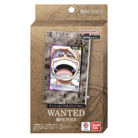 One Piece Card Game Official Acrylic Card Stand Vol.2 - WANTED