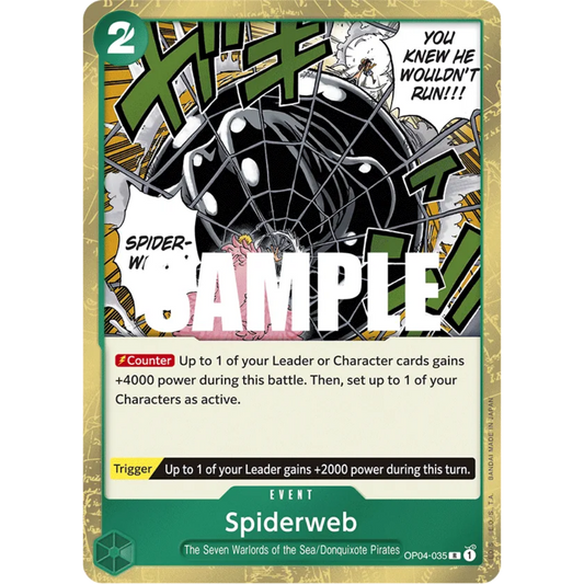 Spiderweb (OP04-035) - Kingdoms of Intrigue Foil