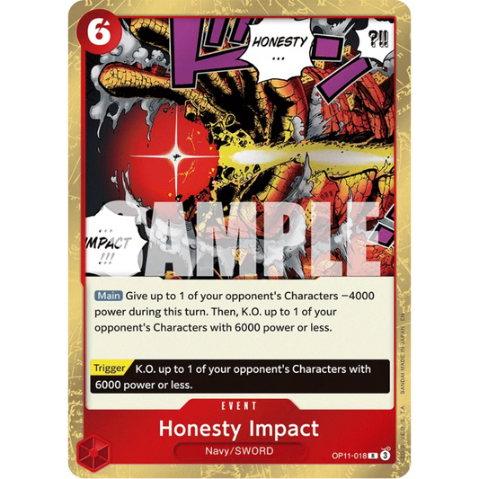 Honesty Impact (OP11-018) - A Fist of Divine Speed Foil