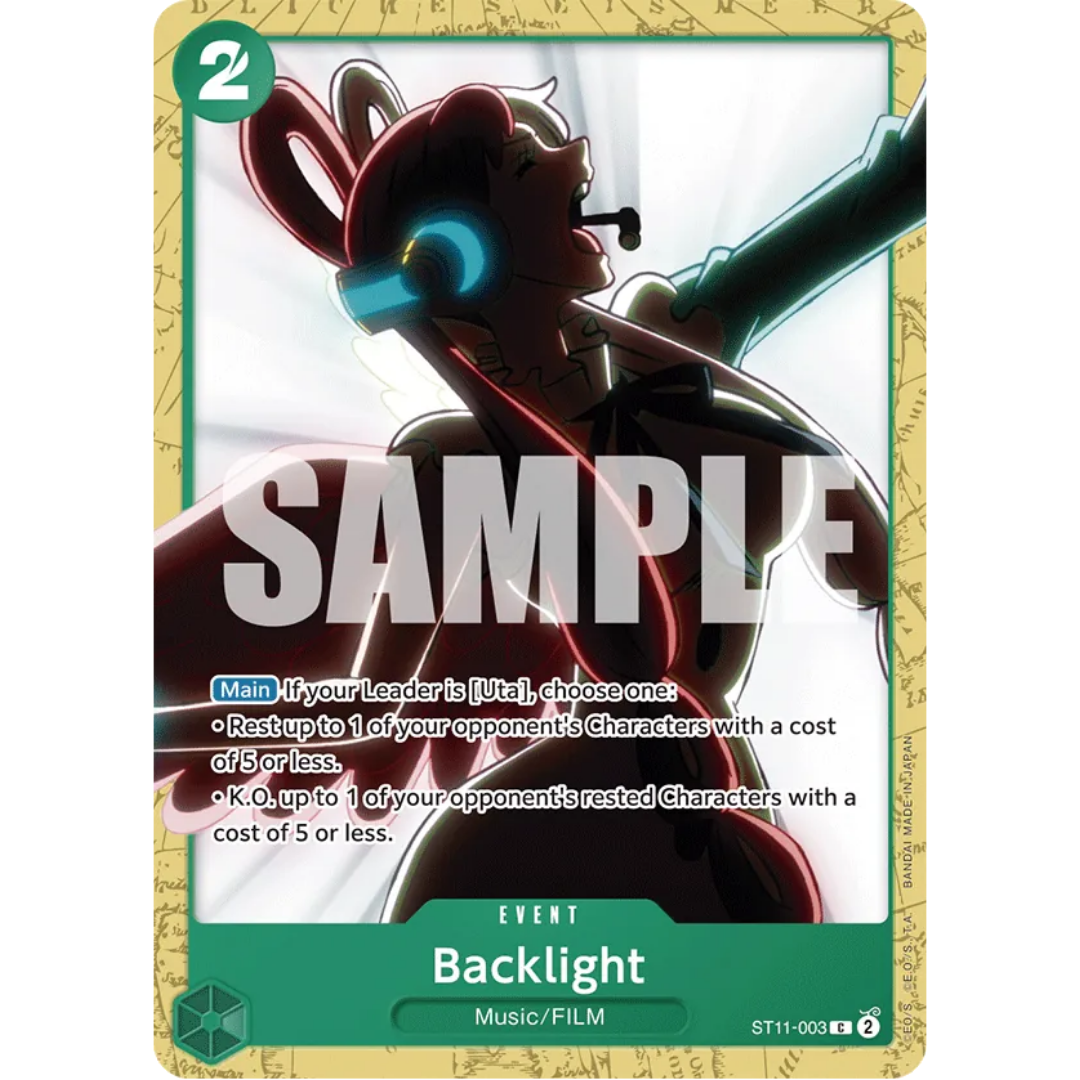Backlight (ST11-003) - Starter Deck 16: GREEN Uta
