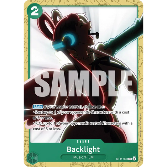Backlight (ST11-003) - Starter Deck 16: GREEN Uta