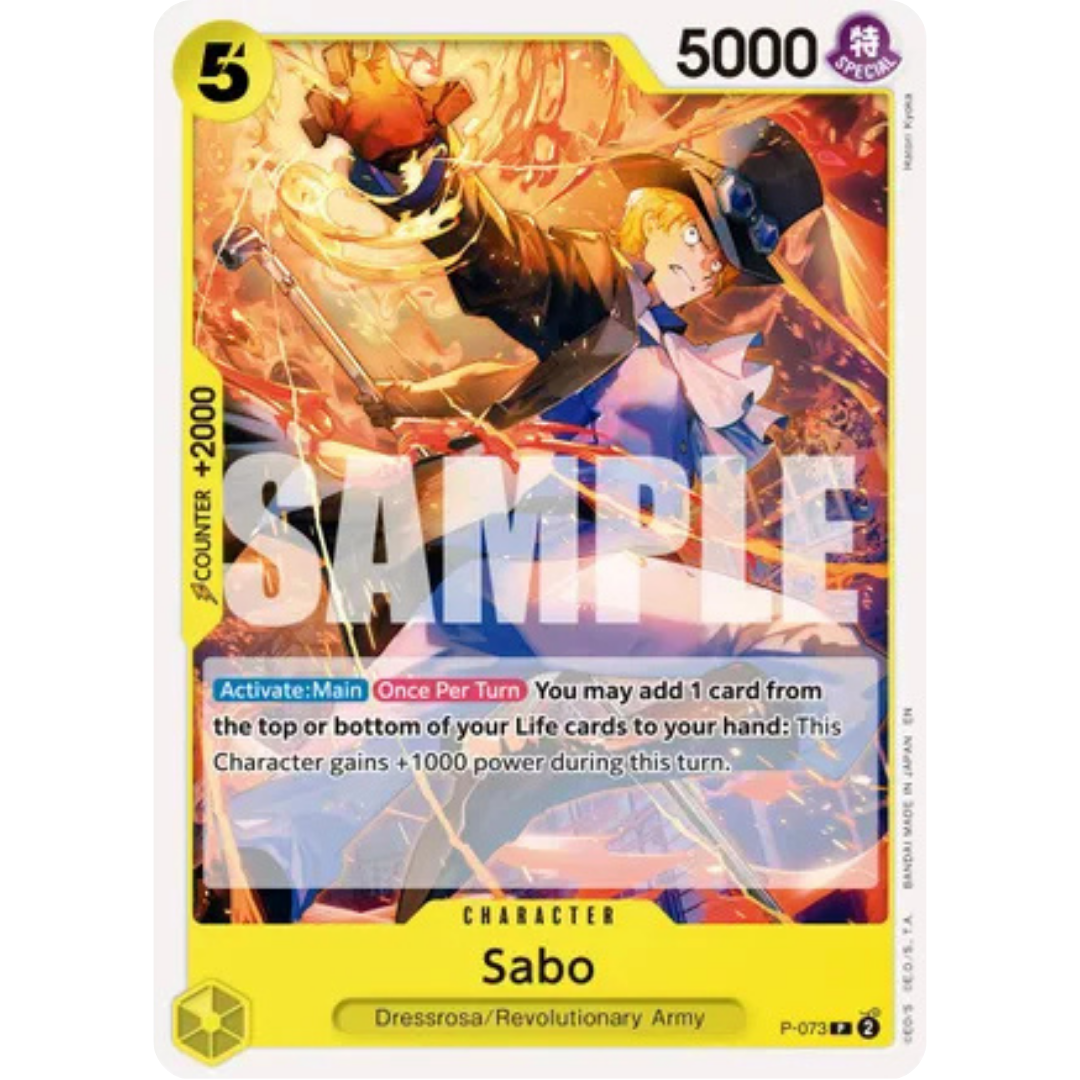 Sabo - P-073 (Pirate Foil) (P-073) - Premium Booster -The Best- Vol. 2 Foil