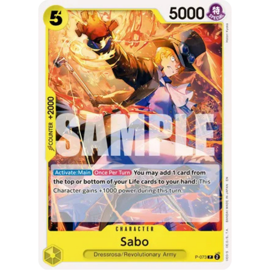 Sabo - P-073 (Pirate Foil) (P-073) - Premium Booster -The Best- Vol. 2 Foil