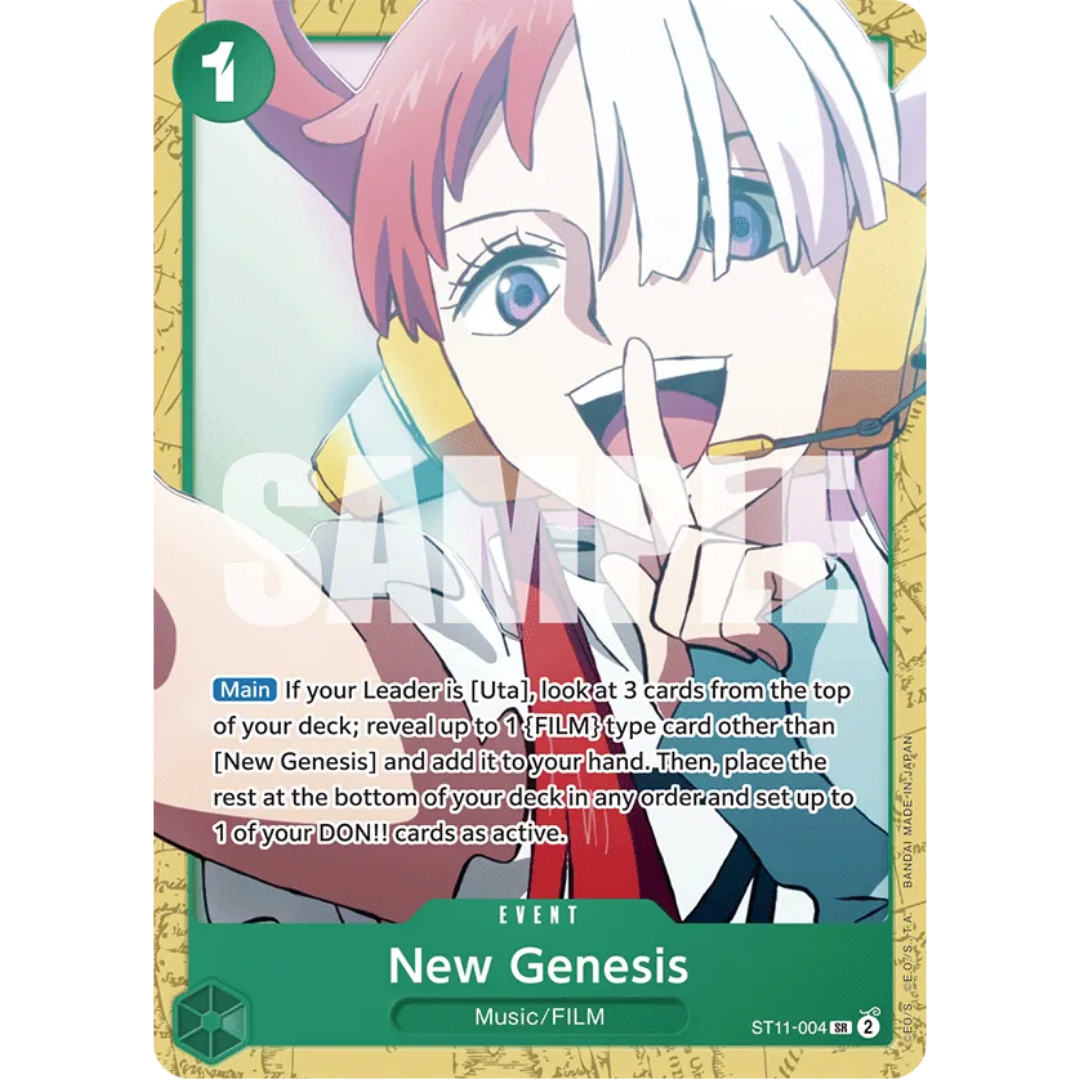 New Genesis (ST11-004) - Starter Deck 16: GREEN Uta