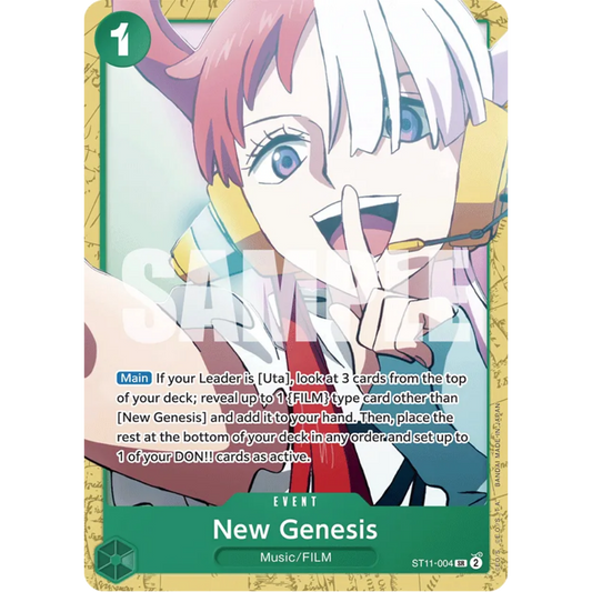 New Genesis (ST11-004) - Starter Deck 16: GREEN Uta