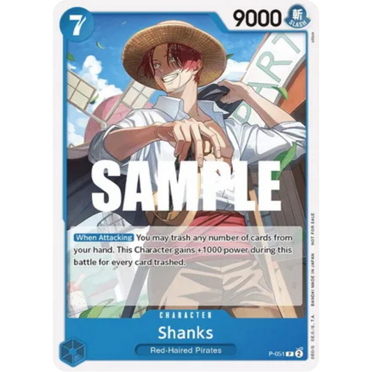 Shanks (Sealed Battle Kit Vol. 1) (P-051) - One Piece Promotion Cards